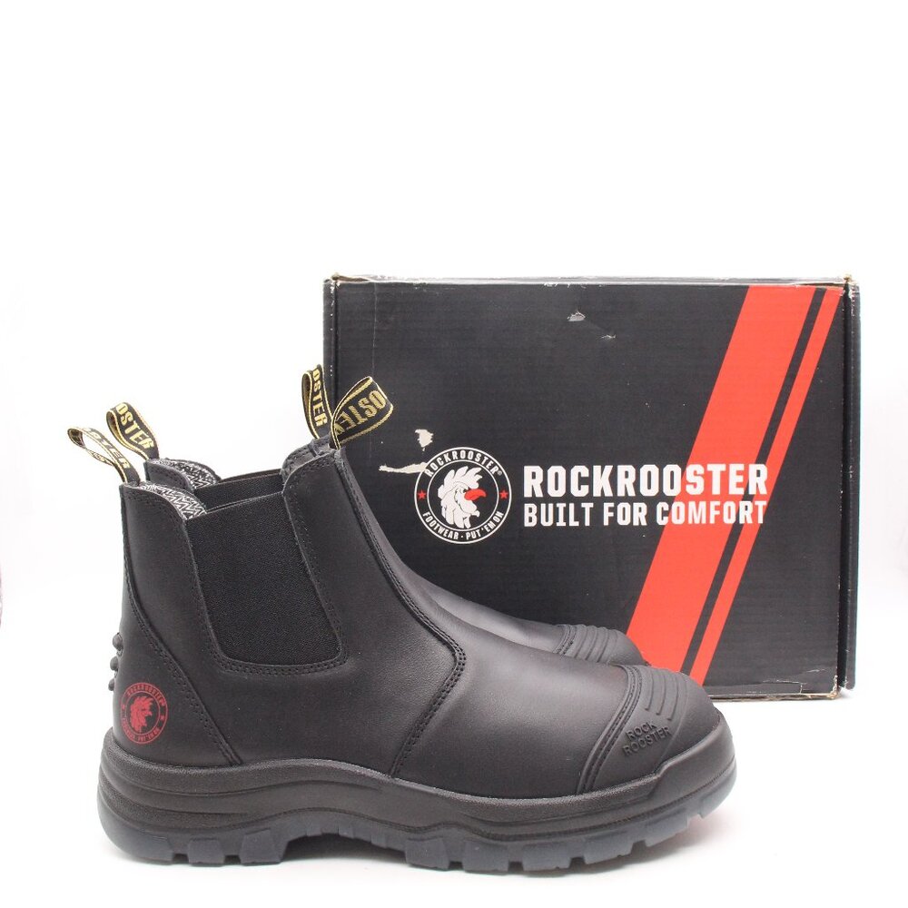 Rockrooster Men’s Black Chukka Comfort Work Boots